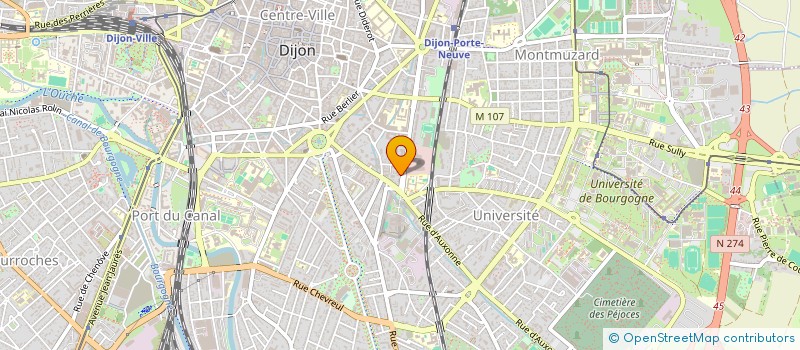 localisation de l'entreprise MOONBOONS à DIJON