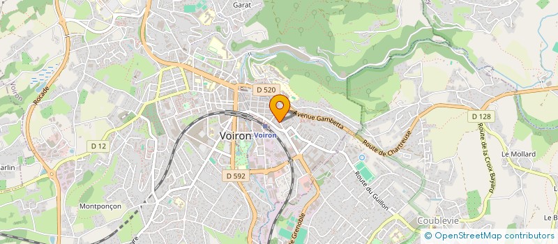 localisation de l'entreprise MOONCAB à VOIRON