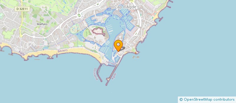 localisation de l'entreprise MOONCHILD à AGDE