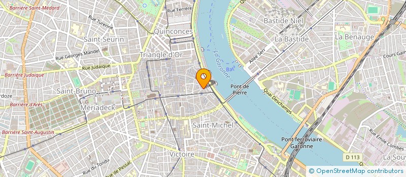 localisation de l'entreprise MOONDA à BORDEAUX