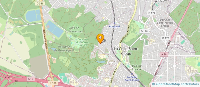 localisation de l'entreprise MOONDANCE  LA CELLE-SAINT-CLOUD