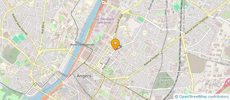 localisation de l'entreprise MOONIMMO à ANGERS