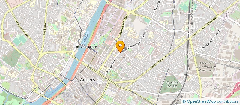 localisation de l'entreprise MOONINVEST à ANGERS