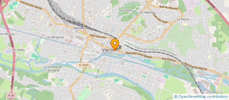 localisation de l'entreprise MOONLIGHT  VIERZON