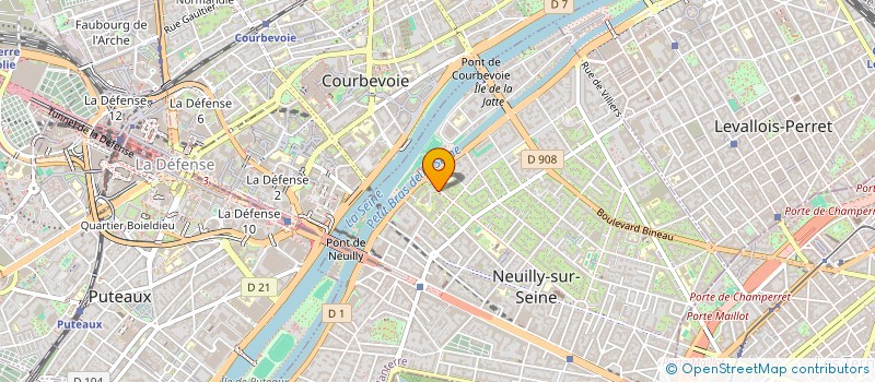 localisation de l'entreprise MOONLIGHT à NEUILLY-SUR-SEINE