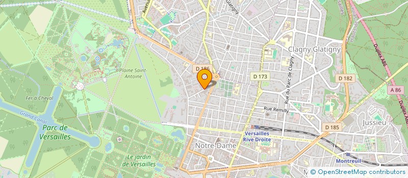 localisation de l'entreprise MOONLIGHT PROJECT à VERSAILLES