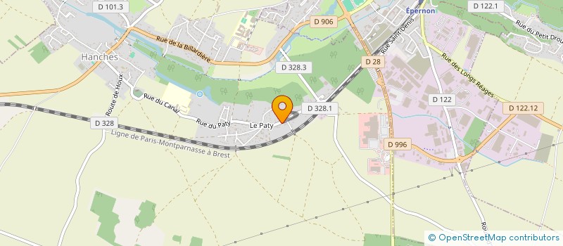 localisation de l'entreprise MOONSAT à HANCHES