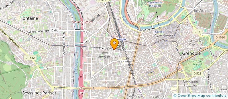 localisation de l'entreprise MOONSHOT INCUBATOR à GRENOBLE