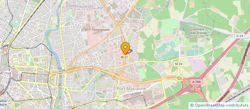 localisation de l'entreprise MOONTRADE à MONTPELLIER