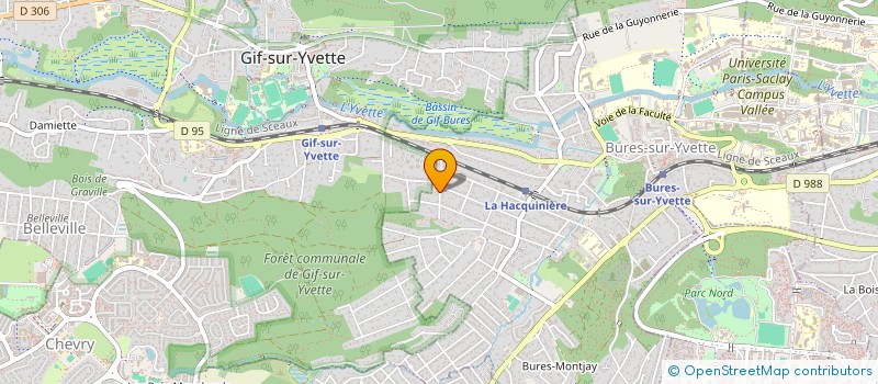 localisation de l'entreprise MOONVAL à BURES-SUR-YVETTE