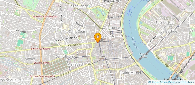 localisation de l'entreprise MOORE à LA TESTE DE BUCH
