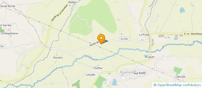 localisation de l'entreprise MOOREA  LA SAUVETAT-DE-SAVERES