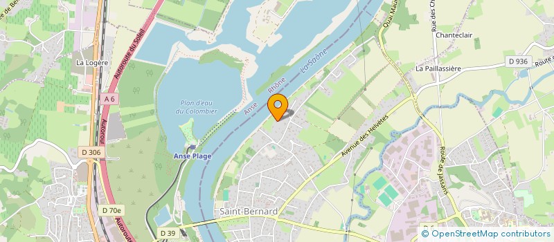 localisation de l'entreprise MOOREA  SAINT-BERNARD