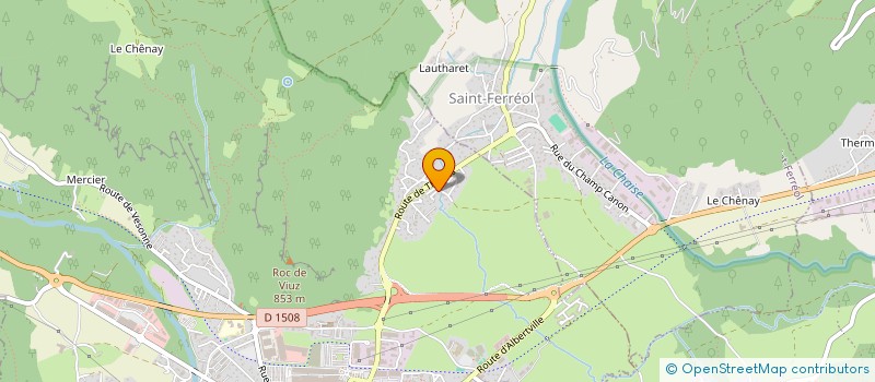 localisation de l'entreprise MOOREA  FAVERGES-SEYTHENEX