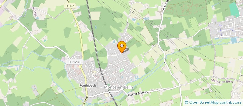 localisation de l'entreprise MOOREA INVEST  MONCE-EN-BELIN