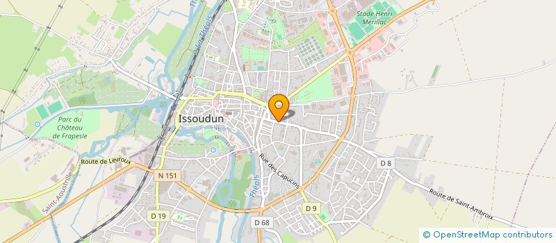 localisation de l'entreprise MOOV à ISSOUDUN