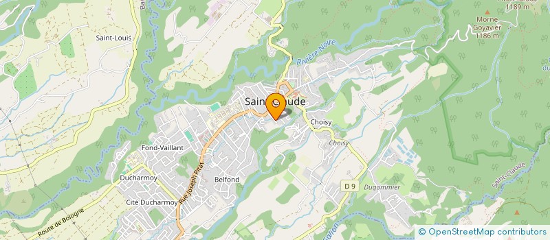 localisation de l'entreprise MOOV' ALTITUD' à SAINT-CLAUDE