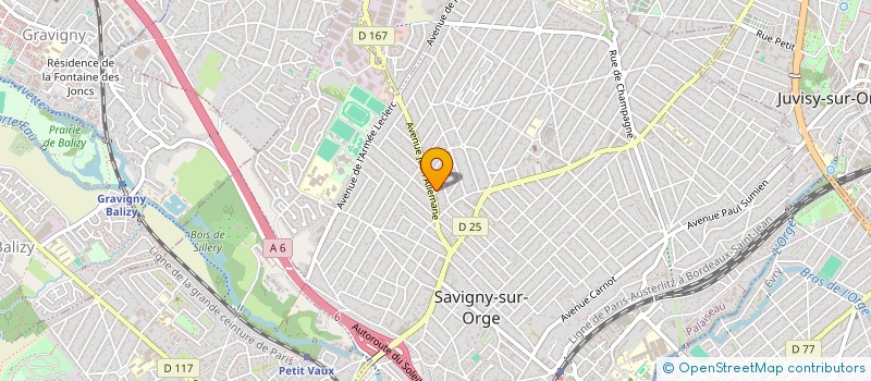 localisation de l'entreprise MOOV'AUTO à SAVIGNY-SUR-ORGE