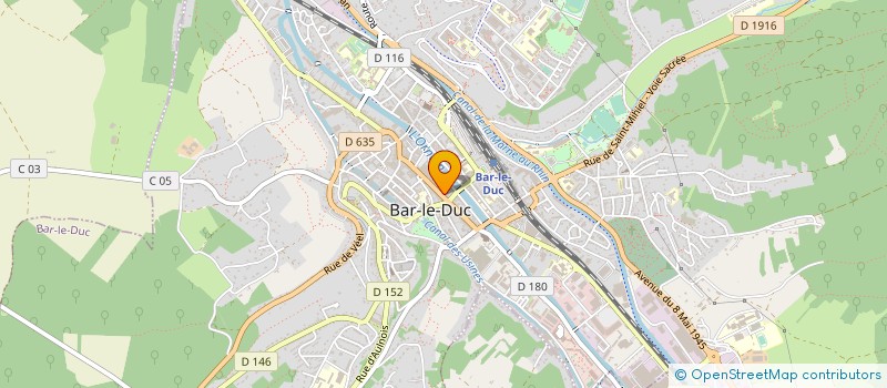 localisation de l'entreprise MOOV'&FIT à BAR-LE-DUC