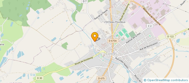 localisation de l'entreprise MOOV YOU CITY PRODUCTION à LE CONTROIS-EN-SOLOGNE
