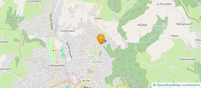 localisation de l'entreprise MOOVE-EXPRESS  SORBIERS