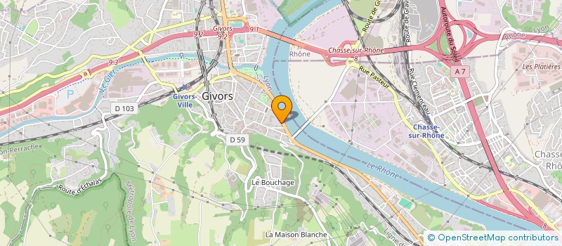 localisation de l'entreprise MOOVE TAXI  GIVORS