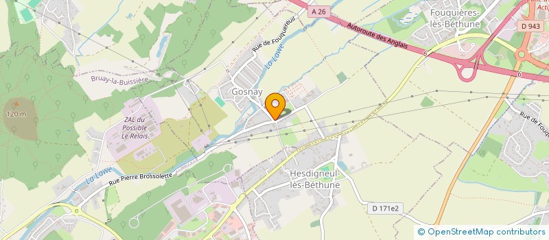 localisation de l'entreprise MOOVEA  GOSNAY