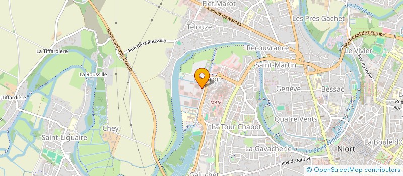 localisation de l'entreprise MOOVEO  NIORT