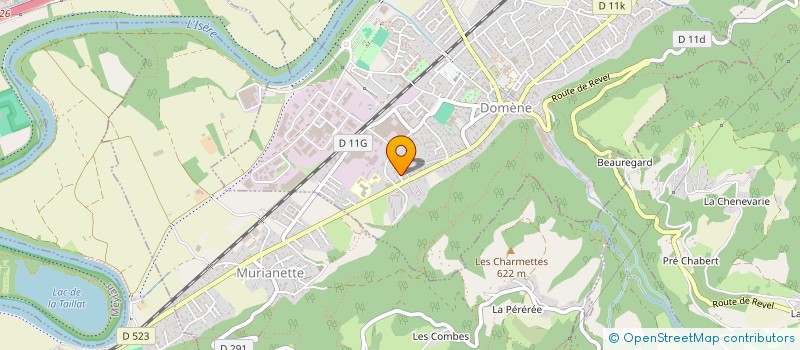 localisation de l'entreprise MOOVEO à DOMENE