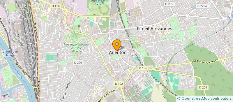 localisation de l'entreprise MOOVEXPRESS à VALENTON