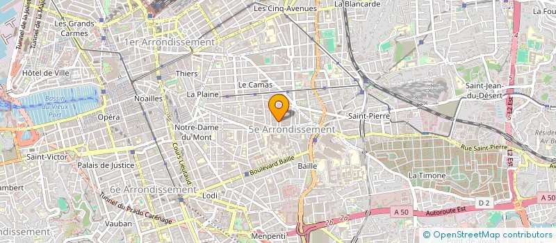 localisation de l'entreprise MOOVING VTC à MARSEILLE