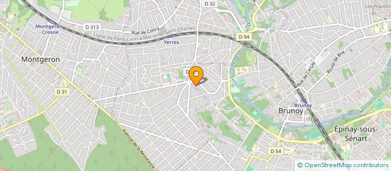 localisation de l'entreprise MOOVIT & LUDIK à BRUNOY
