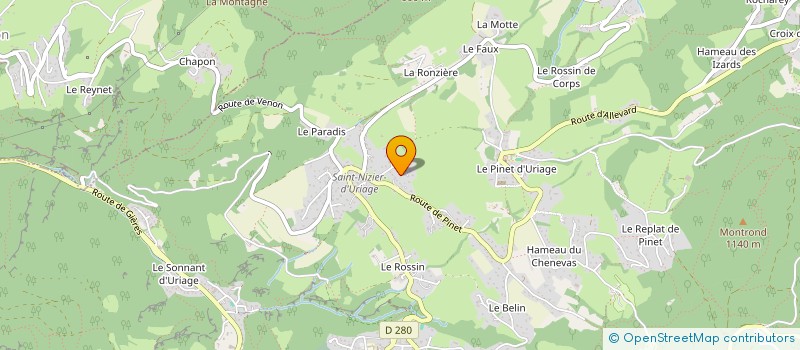 localisation de l'entreprise MOOVLAB  SAINT-MARTIN-D'URIAGE