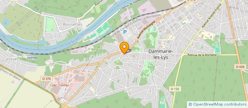 localisation de l'entreprise MOOZAR & CO à DAMMARIE-LES-LYS