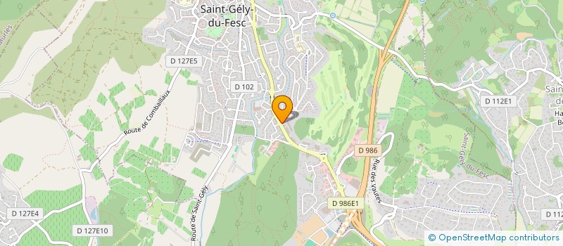 localisation de l'entreprise MOP à SAINT-GELY-DU-FESC