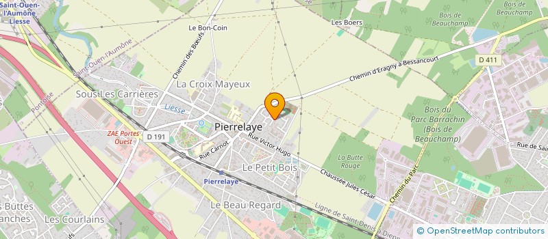 localisation de l'entreprise MOPA  PIERRELAYE