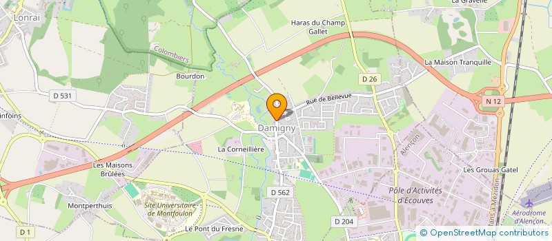 localisation de l'entreprise MOPAL'INVEST à DAMIGNY