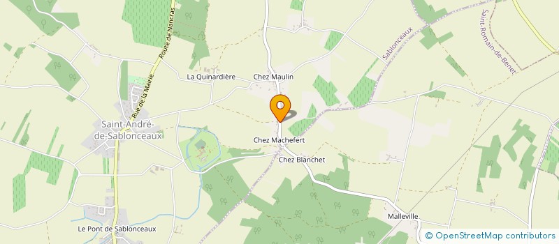 localisation de l'entreprise MOPASO  SABLONCEAUX