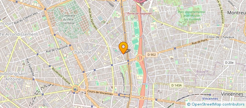localisation de l'entreprise MOPEL à PARIS