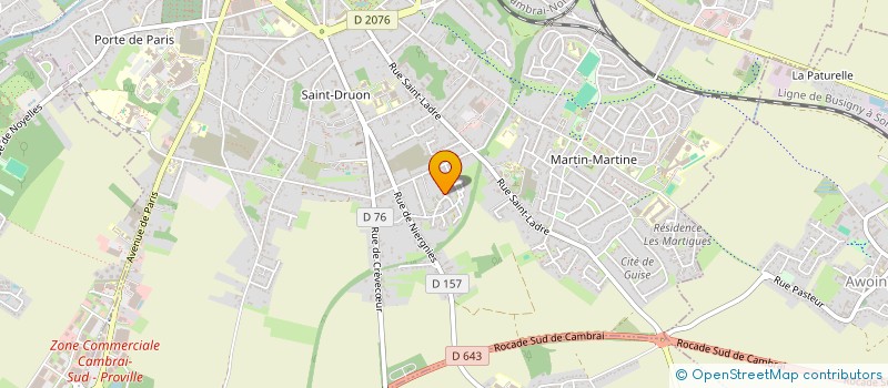 localisation de l'entreprise MOPELEC à CAMBRAI