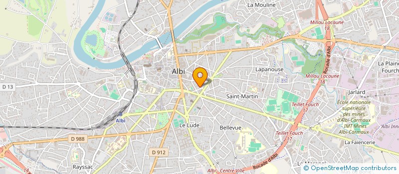 localisation de l'entreprise MOPEVI à ALBI
