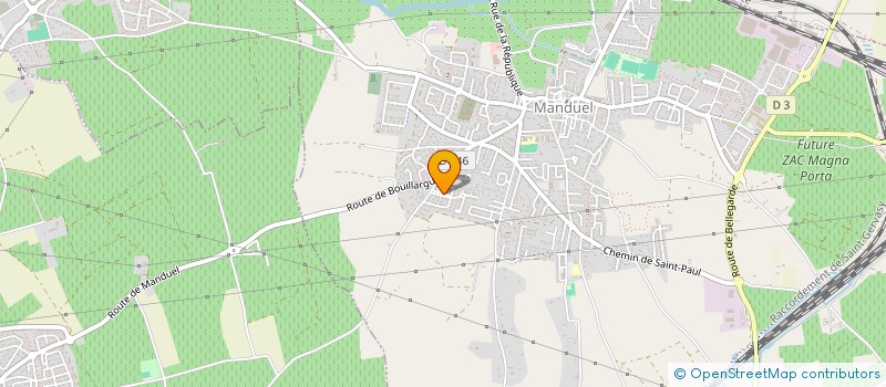 localisation de l'entreprise MOPI  MANDUEL