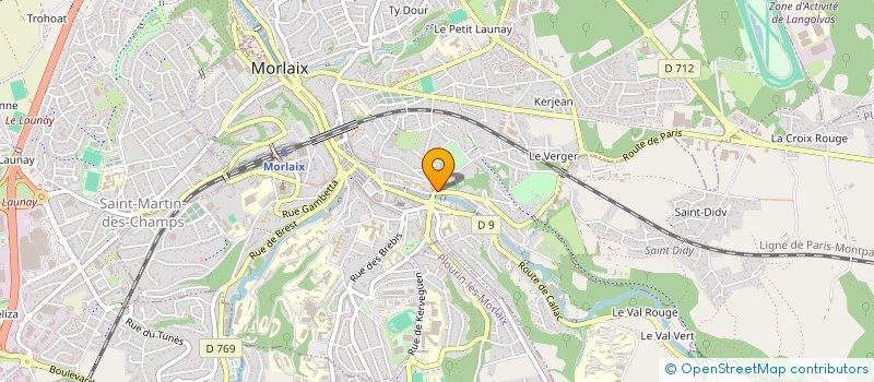 localisation de l'entreprise MOPIZZ à MORLAIX