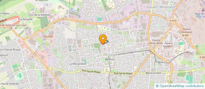 localisation de l'entreprise MOQUET-NET  TOURS