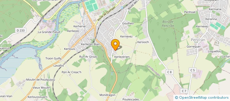 localisation de l'entreprise MOR GLAZ à LANDERNEAU