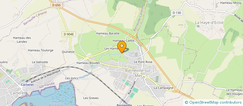localisation de l'entreprise MORA à BARNEVILLE-CARTERET