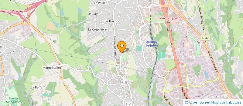 localisation de l'entreprise MORA  DARDILLY