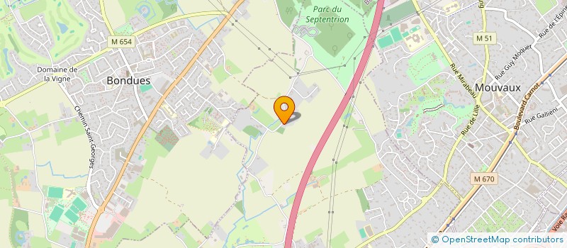 localisation de l'entreprise MORA  MARCQ-EN-BARUL