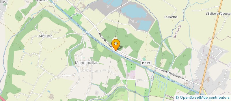 localisation de l'entreprise MORA CHARPENTE  GAUJAC