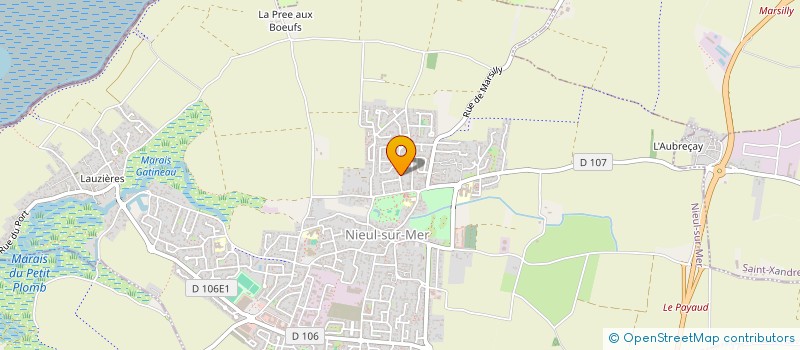 localisation de l'entreprise MORA - DE MORIN  NIEUL-SUR-MER